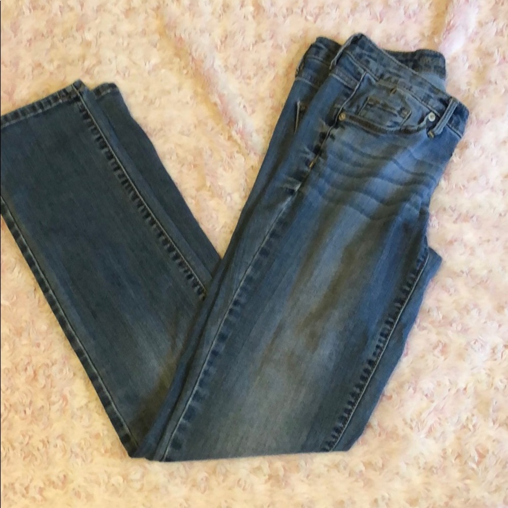 3/$15 Mid-Rise Straight jeans